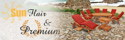 Gartenmöbel-Sets mit Auflagen - Sun Flair+Premium